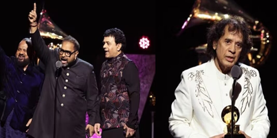 Shankar Mahadevan and Zakir Hussain Shakti Wins Best Global Music Album