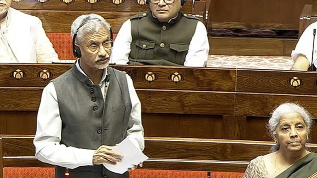 S Jaishankar briefing Parliament on Iran Israel war and West Asia crisis