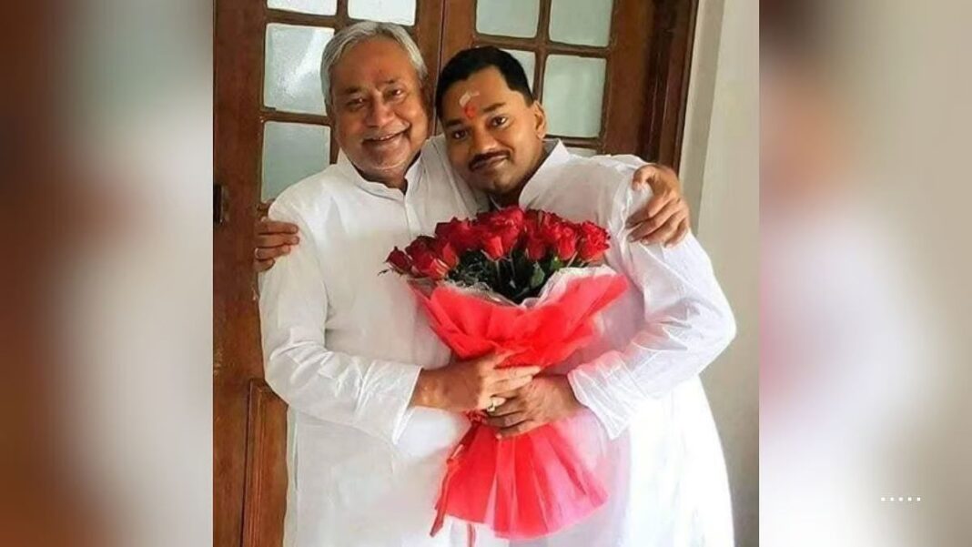 Nitish Kumar with son Nishant Kumar as Bihar politics heats up over possible Rajya Sabha move