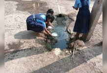 Viral Photo Shows Kids Washing Mid-Day Meal Plates Near Drain in Karnataka, Sparks Massive Outrage
