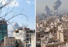 Israel Launches Preventive Strikes on Tehran, Explosions Reported in Capital Smoke rising over central Tehran after reported Israeli missile strikes