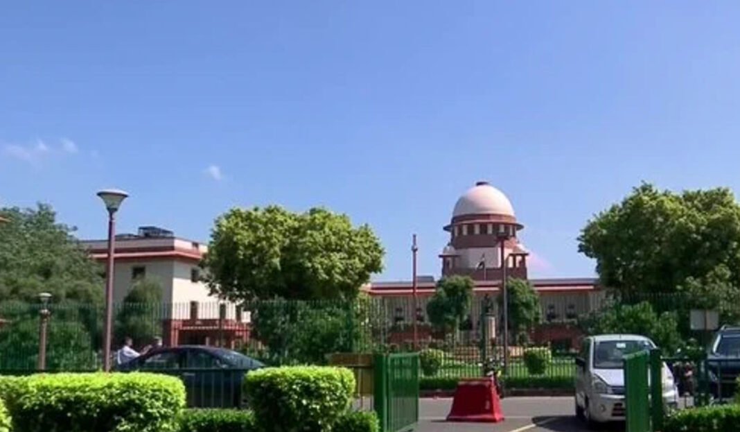 Supreme Court of India building during hearing on NOTA electoral reform petition