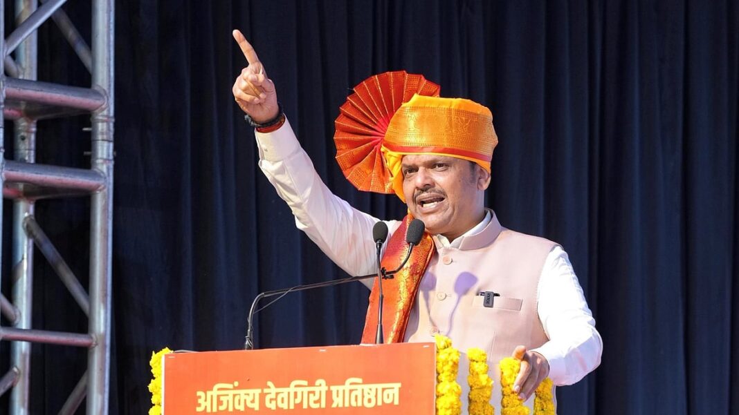 Devendra Fadnavis Agra Fort Shivaji Maharaj memorial 2030 announcement