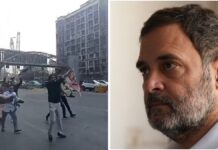 BJP Workers Show Black Flags to Rahul Gandhi at Mulund Toll Plaza During Mumbai Visit for Court Hearing BJP black flag protest Rahul Gandhi Mumbai Mulund toll plaza 2026