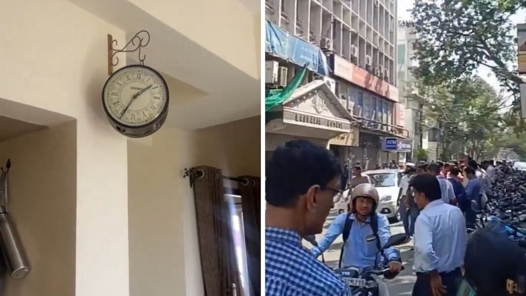 Nanobot-1-2026-02-27T134641.865 Residents standing outside buildings in Kolkata after afternoon earthquake tremors