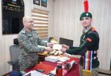 DC Kupwara Felicitates Cadet Who Led All-India NCC Boys’ Contingent at Republic Day Parade