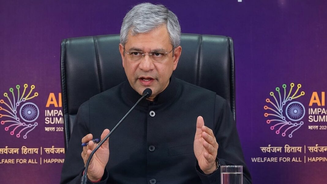 Ashwini Vaishnaw India AI Impact Summit 2026 Bharat Mandapam New Delhi