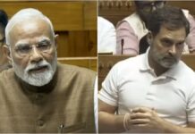 Rahul Gandhi Demands Parliament Debate on West Asia Crisis Rahul Gandhi speaking to media about West Asia crisis and Parliament debate