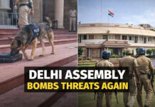 Delhi Assembly Bomb Threat: Second Email Triggers High Alert, Security Tightened Security personnel conducting checks at Delhi Assembly after bomb threat
