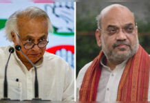 Congress Targets Amit Shah Over Naxalism Speech, ‘90 Minutes Without That Word’ Remark Sparks Row