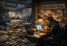 Global Newsrooms Are Struggling — But India’s Independent Media Faces a Harder Truth Decline of global newsrooms and challenges faced by independent media in India