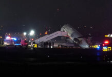 Air Canada Plane Hits Truck at LaGuardia Airport, ATC Audio Reveals Chaos Damaged Air Canada aircraft after collision with ground vehicle at LaGuardia Airport
