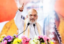 Amit Shah Unveils Cooperative Life Insurance Firm, Announces Bharat Taxi Expansion To 500 Cities Amit Shah during a roadshow in Bhabanipur campaigning for Suvendu Adhikari
