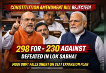 Lok Sabha Rejects Constitution Amendment Bill: Modi Govt Falls Short as Seat Expansion Proposal Fails 298-230