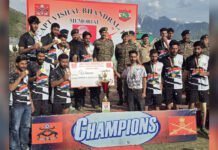 Safapora VB Club Clinches Title at Capt Vishal Bhandral, KC Memorial Volleyball Tournament Safapora VB Club wins Capt Vishal Bhandral volleyball title