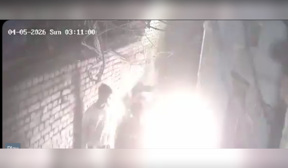 Delhi CCTV Horror: Two Youths Set Fire Outside House, Video Viral