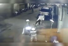 Caught on Camera: Man Choke-Slams 10-Year-Old Boy on Concrete Road in Lucknow, Child Critical CCTV footage of man choke slamming boy on concrete road in Lucknow