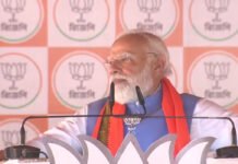 “Even Gujarat Can’t Match This Crowd”: PM Modi Praises Bengal Rally, Pushes BJP Manifesto PM Narendra Modi addressing massive rally in Purba Bardhaman West Bengal