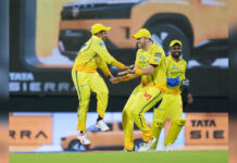 Sanju Leads the Charge as CSK Rise from the Ashes Against DC Chennai Super Kings players celebrate after defeating Delhi Capitals in IPL 2026 at Chepauk Stadium