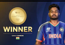 Samson and Kerr Named ICC Players of the Month for March 2026 Sanju Samson named ICC Men’s Player of the Month for March 2026