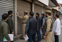 Srinagar Police Seal Seven Medical Shops During Anti-Drug Crackdown Under ‘Nasha Mukt Abhiyaan’