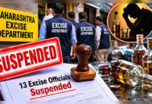 Pune Illicit Liquor Tragedy: 13 Excise Officials Suspended, Including 3 Inspectors Maharashtra Excise Department takes action against officials after Pune illicit liquor deaths case.