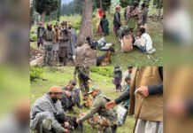 Dhok Collapse in Ganderbal Kills Livestock; Army Provides Immediate Assistance Collapsed dhok in Ganderbal where livestock died as Indian Army personnel assist at the site