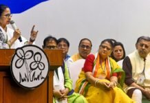 Mamata Banerjee Returns to Streets: TMC Plans Massive June 2 Protest Over Post-Poll Violence in Bengal Mamata Banerjee leading TMC protest in Kolkata over alleged post-poll violence in West Bengal