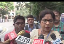 “Sealed Room Opened Without Notice?” TMC candidate Shashi Panja Demands Answers on Poll Protocol Breach Security personnel outside strong room in Kolkata amid controversy over alleged unauthorized access