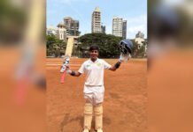 Churchgate, Thane Centres Enter Final of Kalpesh Koli Memorial Cricket Tournament Young cricketer Neev Jethwani during the Kalpesh Govind Koli Memorial Cricket Tournament in Mumbai