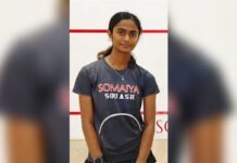Otters Club Squash: Nirupama Dubey, Ansh Tripathi Named Top Seeds Top-seeded squash player Nirupama Dubey ahead of the Otters Club All India Squash Tournament 2026 in Mumbai