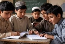 West Bengal Government Makes ‘Vande Mataram’ Compulsory in All Madrasas Students participating in a morning assembly at a madrasa in West Bengal after the government made Vande Mataram compulsory.