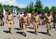 DIG Armed Kashmir Reviews SANJY-2026 Preparedness During Inspection of 14 JKAP Units at Gagangeer, Manigam and Manasbal