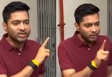 “Search My Entire House”: Abhishek Banerjee Hits Back After Late-Night Police Operation at Kolkata Residence TMC leader Abhishek Banerjee speaking to reporters following a police search at his residence