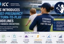 ICC Launches Post-Pregnancy Return-to-Play Guidelines for Women Cricketers Women cricketers training under ICC post-pregnancy return-to-play guidelines framework