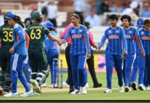 When Champions Refuse to Blink: Australia Break India’s Heart Again at Lord’s Indian and Australian women cricketers shake hands after Australia’s victory over India at Lord’s in the ICC Women’s T20 World Cup.