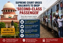 Supreme Court Asks Railways to Stop Using ‘Second-Class Passenger’, Calls for Safer Train Travel Supreme Court asks Indian Railways to stop using the term second-class passenger and urges action to reduce train overcrowding.