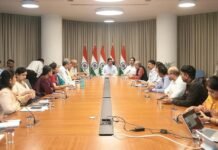 Pralhad Joshi Assumes Charge as Union Education Minister, Pledges to Carry Forward NEP Reforms Pralhad Joshi assumes charge as Union Education Minister in New Delhi.