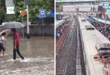 Mumbai Monsoon Mayhem: Waterlogged Roads, Delayed Local Trains And IMD Red Alert Trigger Travel Disruptions Mumbai Rains Disrupt Traffic And Local Train Services