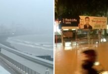 Mumbai Monsoon Chaos Continues: 150 mm Rain Batters City, Waterlogging Hits Roads, Local Trains Delayed As IMD Keeps Orange Alert Waterlogged roads and traffic during heavy rainfall in Mumbai