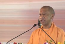 “Why Are Their Mouths Sealed With Fevicol On Waqf Issue?”: Yogi Adityanath Targets SP, Congress Uttar Pradesh Chief Minister Yogi Adityanath addressing a public gathering in Pratapgarh.