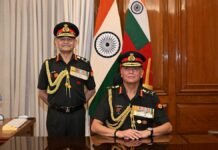 ‘Technology-Driven, Future-Ready Army’: General Dhiraj Seth Takes Charge as 31st Army Chief, Unveils ‘VIJAY’ Vision General Dhiraj Seth addressing officers after assuming charge as the 31st Chief of Army Staff of the Indian Army