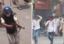 Bihar Suspends Police Personnel After AK-47 Firing Video During Student Protest; Rahul Gandhi Targets Centre Security personnel deployed during the student protest in Bihar's Siwan after violence erupted.