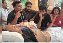 Hunger Strike, the Government’s Silence, and Democracy’s Test Sonam Wangchuk receiving medical monitoring during his hunger strike while doctors and supporters gather around him.