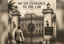 No VIP Entrance Equality before the law is tested not when it reaches the powerless, but when it knocks on the doors of the powerful.