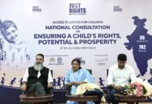 Centre, Civil Society Working to End Child Marriage by 2030: Savitri Thakur Participants seated on the stage during a national consultation on child rights and ending child marriage in New Delhi.