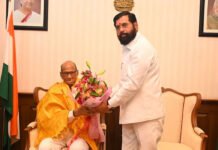 Sharad Pawar’s Surprise Meeting With Eknath Shinde Sparks Fresh Buzz Over Maharashtra’s Political Equations Sharad Pawar meets Maharashtra Deputy Chief Minister Eknath Shinde at the state legislature.