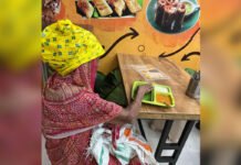 The Things That Lift Us An elderly woman quietly enjoying a hot meal after a stranger bought her breakfast on a rainy morning.