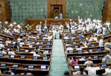 Monsoon Session Begins With Uproar as Opposition Protests Over NEET Row, Jantar Mantar Crackdown and Ayodhya Donation Case Opposition MPs protest during the Monsoon Session of Parliament over the NEET controversy and other issues.
