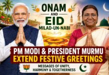 PM Modi, President Murmu Extend Onam And Eid Milad-un-Nabi Greetings, Highlight Unity And Harmony Prime Minister Narendra Modi and President Droupadi Murmu extend greetings to citizens on Onam and Eid Milad-un-Nabi